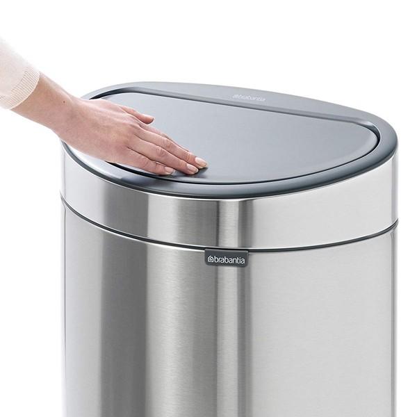 brabantia ゴミ箱 タッチビン 10L 23L 分別 ダストボックス （ ごみ箱 ふた付き キッチン 2分別 ）｜livingut｜06