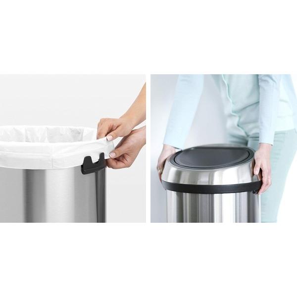 brabantia（ブラバンシア） ゴミ箱 タッチビン 60L ステンレススチール
