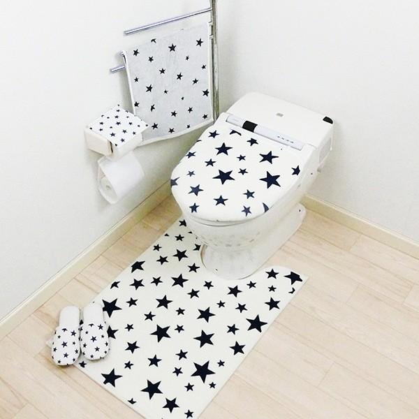 トイレマット ロング SDS メニースター 80×60cm （ ロングトイレマット 洗える 単品 ）｜livingut｜05