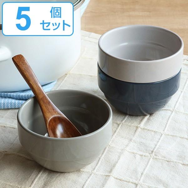 付与 ボウル 11cm スタッキング 積み重ねできるスープボウル 陶磁器 同色5個セット 350ml 電子レンジ対応 食器 スープカップ シリアルボウル Discoversvg Com