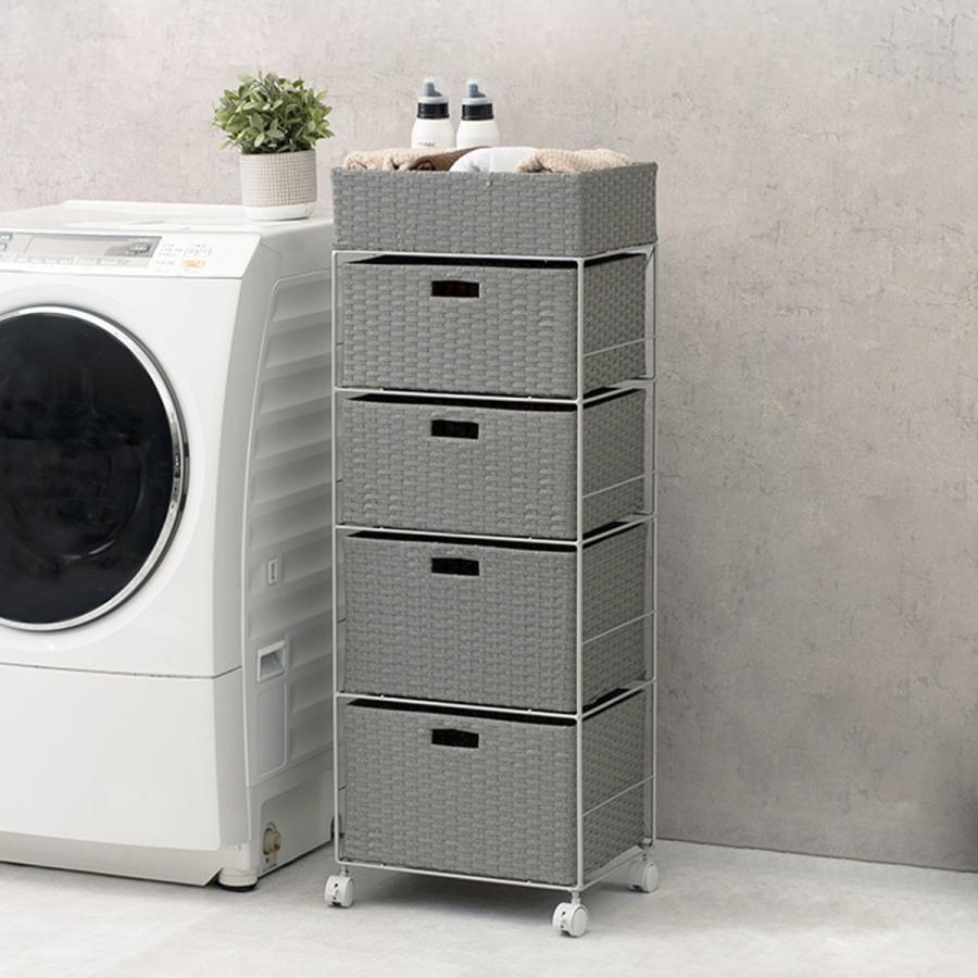 【幅40㎝】ランドリーラック ランドリーチェスト ランドリー収納【グレー】 幅40㎝】ランドリーラック ランドリーチェスト ランドリー収納【グレー