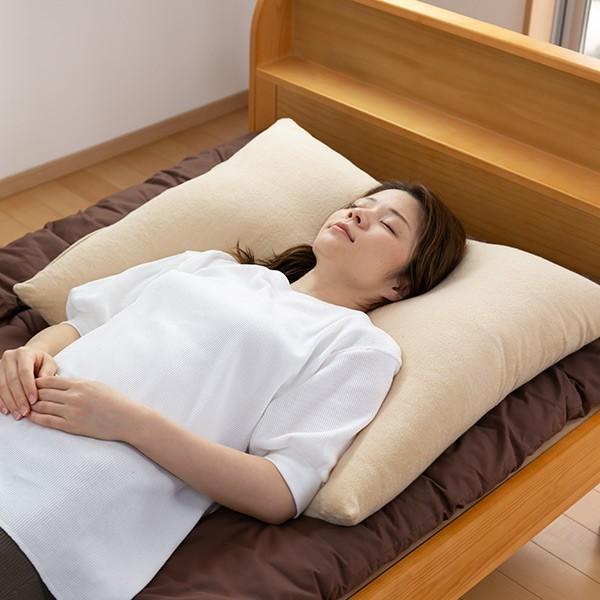 枕 ふわふわ 肩まで支えるBIGまくら 大きい 68×80cm 日本製 （ まくら