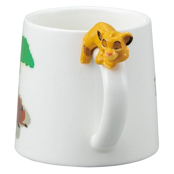 マグカップ 300ml ライオンキング フィギュア付きマグ 磁器製