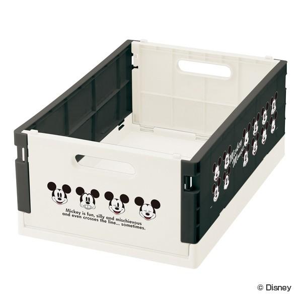 Disney（ディズニー） 折りたたみコンテナ M ミッキーマウス MK Faces