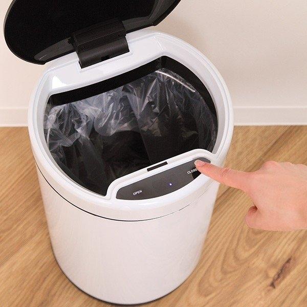 ゴミ箱 9L JAVA MIDY ふた付き ステンレス 自動開閉 充電式 （ 9