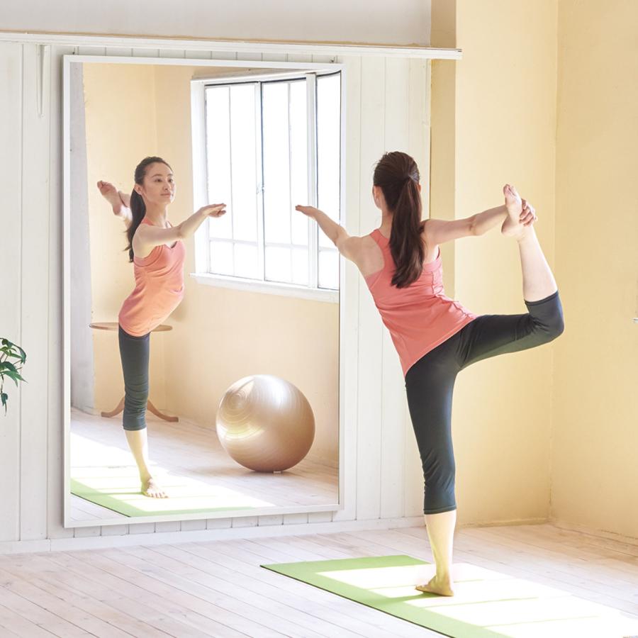 割れない鏡 リフェクスミラー 壁掛式スポーツミラー 姿見 120cm×180cm