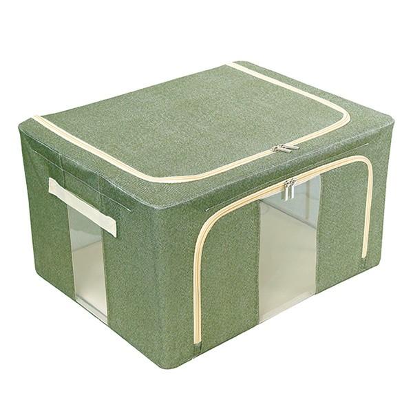 収納ボックス 布 マルチ 窓付き 前開き 衣類収納 同色2個セット