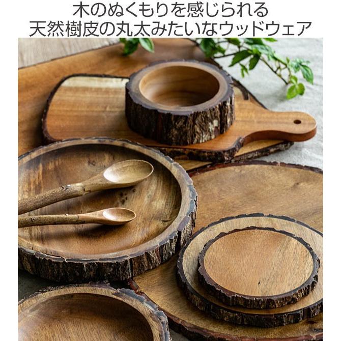 プレート 17cm Konoka 木製 アカシア 食器 皿 （ アカシアプレート 木 小皿 木製プレート 木製食器 ）｜livingut｜02