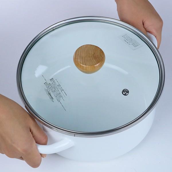 両手鍋 20cm IH対応 ホーロー 蓋付き アミュレット ( ガス火対応 直火 琺瑯鍋 20センチ ほうろう鍋 ガラスふた付き ) :313382:リビングート ヤフー店 - 通販 - Yahoo!ショッピング 両手鍋 20cm IH対応 ホーロー 蓋付き アミュレット ( ガス火対応 直火 琺瑯鍋 20センチ ほうろう鍋 ガラスふた付き ) :313382:リビングート ヤフー店 - 通販 - Yahoo!ショッピング