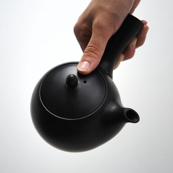 急須 330ml 常滑焼 縁 ティーポット 食器 せっ器 日本製 （ 横手型急須