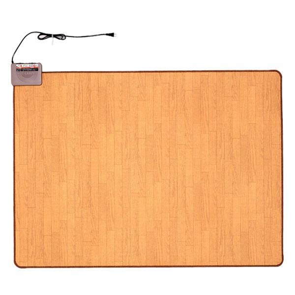 ホットカーペット 1.5畳本体 木目調 日本製 （ 電気カーペット 床暖房