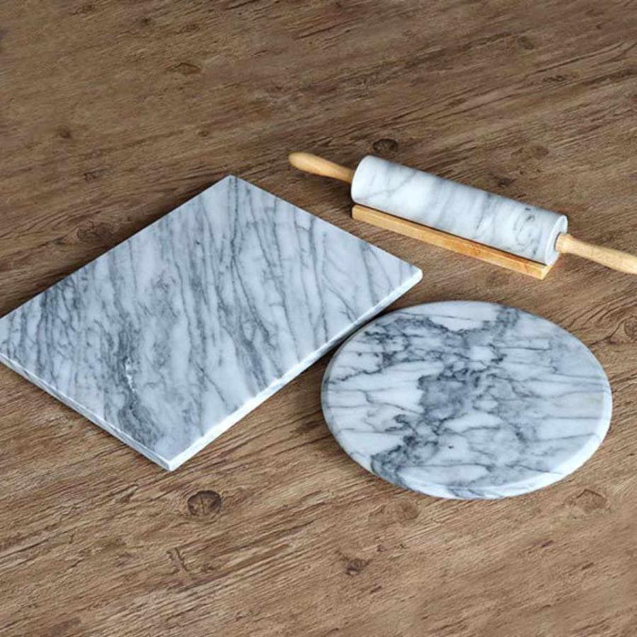 大理石のめん台、めん棒 パール金属 めん台 のし台 40×30cm 大理石 スイーツコンビニ倶楽部