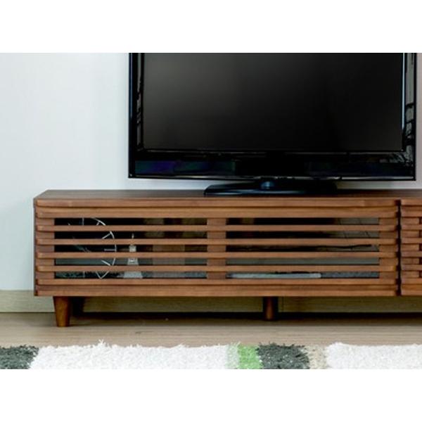 テレビ台 ローボード ルーバーデザイン 天然木 BLADE-2 約幅125cm
