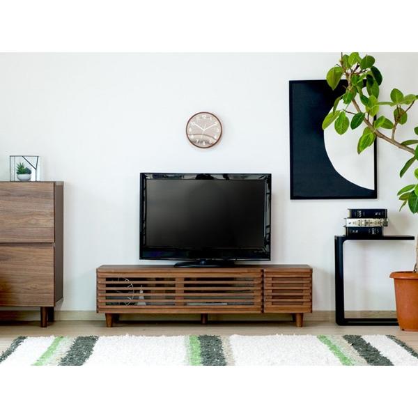 テレビ台 ローボード ルーバーデザイン 天然木 BLADE-2 約幅125cm