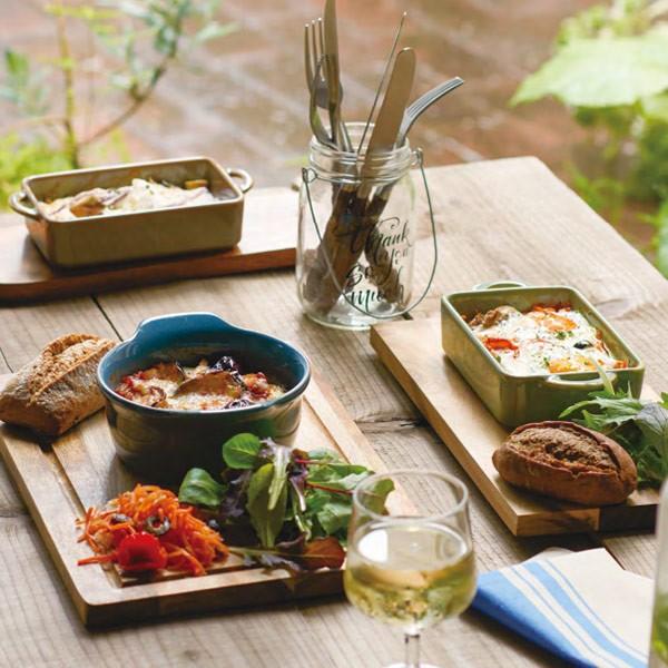 ココット 16cm 取っ手付 グリルスタジオ 陶器 美濃焼 日本製 同色3個