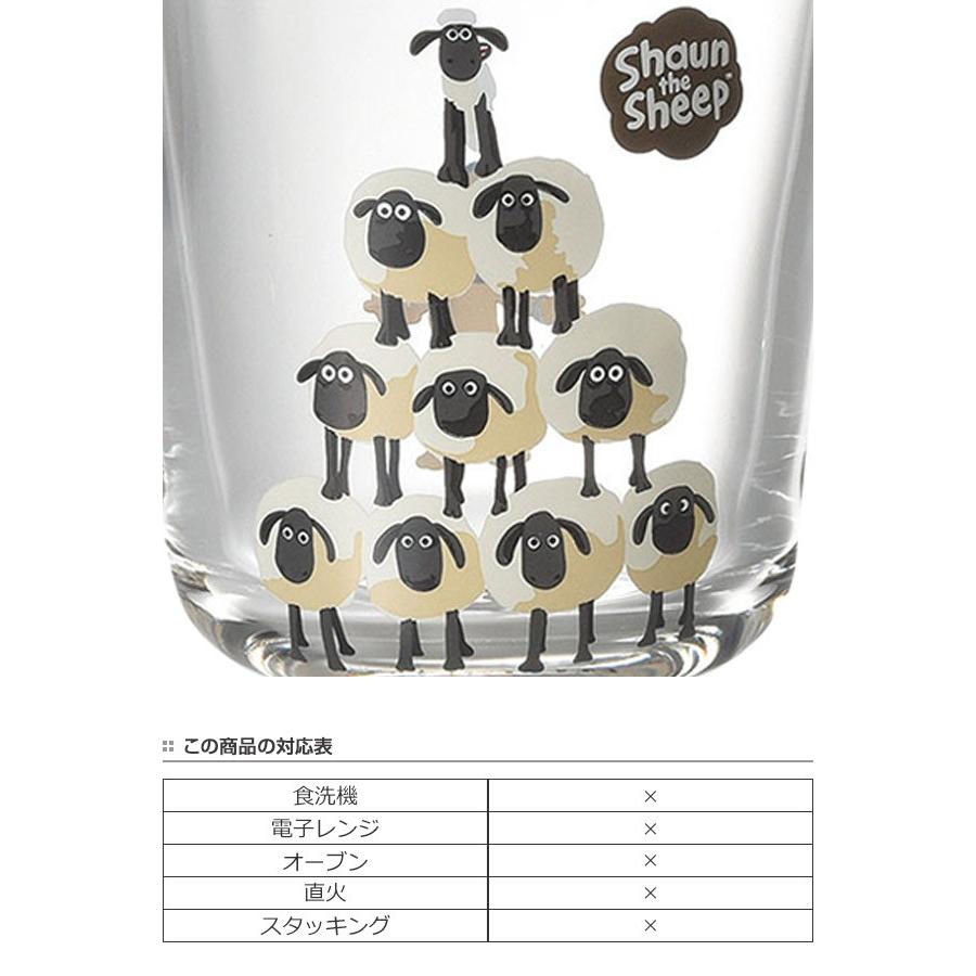 コップ 250ml シープピラミッド ひつじのショーン 洋食器 ソーダガラス