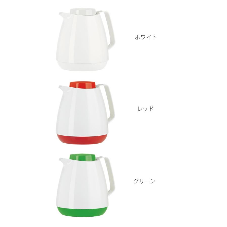 ポット 1L 保温 エムザ モメントティー 茶こし付 卓上ポット （ ガラス