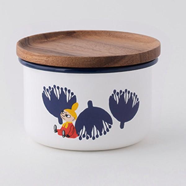 MOOMIN（ムーミン） 保存容器 ホーロー製 400ml Sサイズ キャニスター
