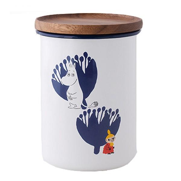 MOOMIN（ムーミン） 保存容器 ホーロー製 800ml Lサイズ キャニスター