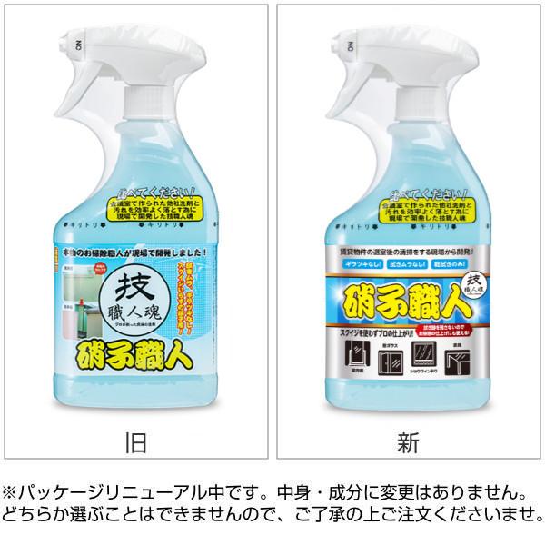 （ガイアの夜明けで紹介）ガラス用洗剤 500ml ガラス職人 技職人魂 業務用 （ お風呂 風呂 バス 窓 ガラス窓 洗剤 皮脂 掃除 ガラス 硝子 ）｜livingut｜02