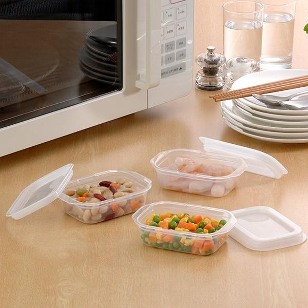 イノマタ化学 保存容器 S・M・L 3個ずつセット 角型 楽ちんパック