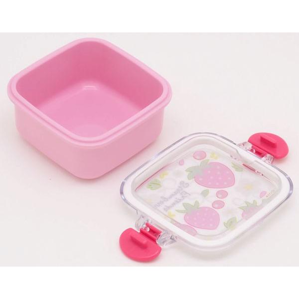 OSK（オーエスケー） お弁当箱 1段 デザートケース ストロベリー