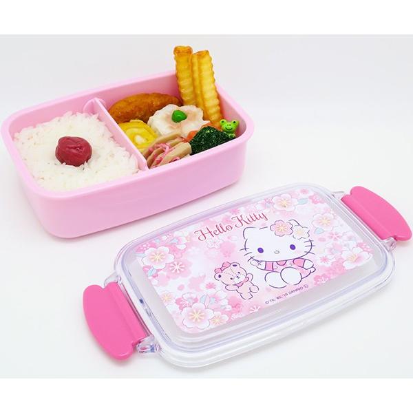 お弁当箱 1段 ハローキティ サクラ 500ml 仕切り付 ランチボックス 子供 ( 弁当箱 レンジ対応 幼稚園 保育園 キティちゃん 角型 子供用 ) お弁当箱 1段 ハローキティ サクラ 500ml 仕切り付 ランチボックス 子供 ( 弁当箱 レンジ対応 幼稚園 保育園 キティちゃん 角型 子供用 )