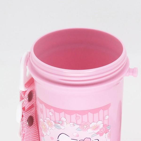 水筒 プラスチック 直飲み 軽量 ハローキティ サクラ 600ml 子供