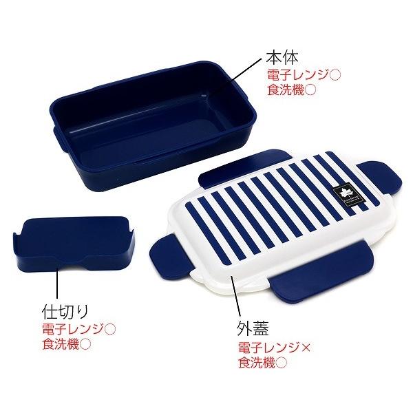 OSK（オーエスケー） 弁当箱 1段 LOGOS ドーム型 4点ロック 750ml