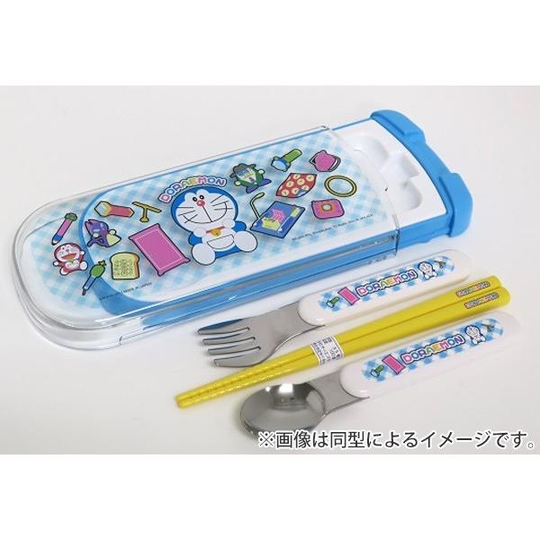 トリオセット 箸 フォーク スプーン ブルーンカー スライド式 乗り物