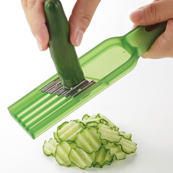 スライサー 波型 きゅうりウェーブスライサー （ 野菜スライサー 野菜