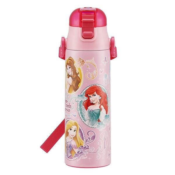 水筒 ステンレス 直飲み ディズニープリンセス ワンプッシュステンレス