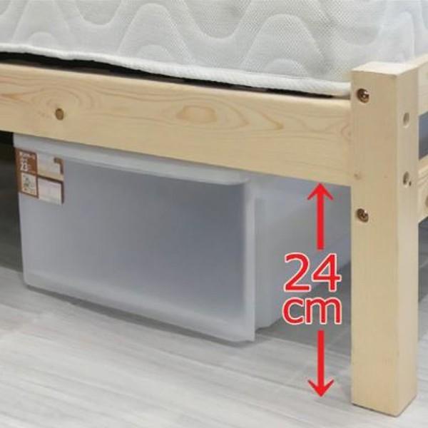 すのこベッド シングル ベッド 天然木 木製 （ すのこ ベット ベッド