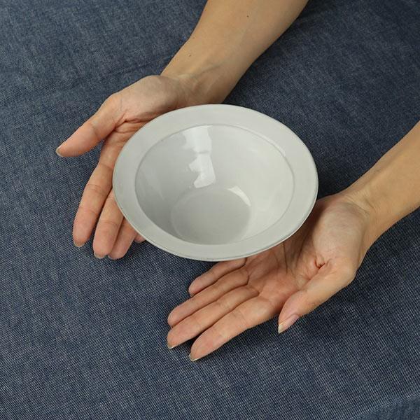 ボウル 14cm リム Calin 皿 洋食器 陶器 日本製 同色3個セット （ スープ皿 電子レンジ対応 食洗機対応 リム皿 リム鉢 ）｜livingut｜04