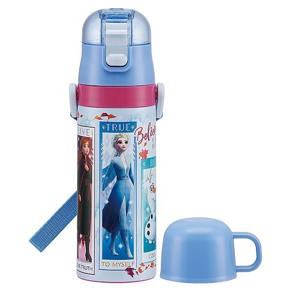 Disney（ディズニー） 水筒 直飲み コップ 2WAY ステンレス アナと雪の