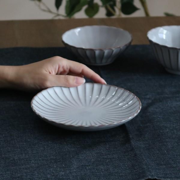 プレート 17cm 風雅 月白 皿 和食器 磁器 日本製 （ 取り皿 白 食洗機