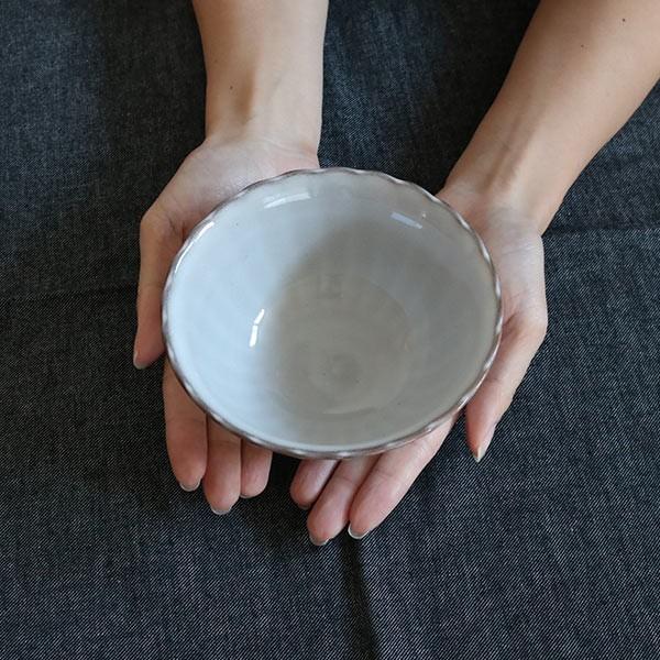茶碗 330ml 風雅 月白 皿 和食器 磁器 日本製 （ お茶碗 白 食洗機対応