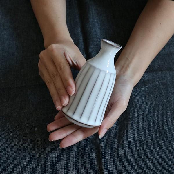 徳利 180ml 風雅 月白 和食器 磁器 日本製 （ とっくり 銚子 約1合 酒