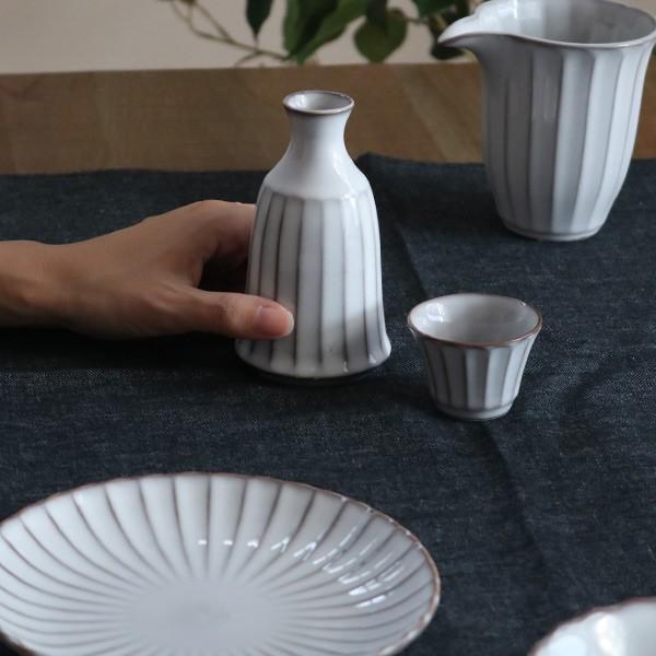 徳利 180ml 風雅 月白 和食器 磁器 日本製 （ とっくり 銚子 約1合 酒