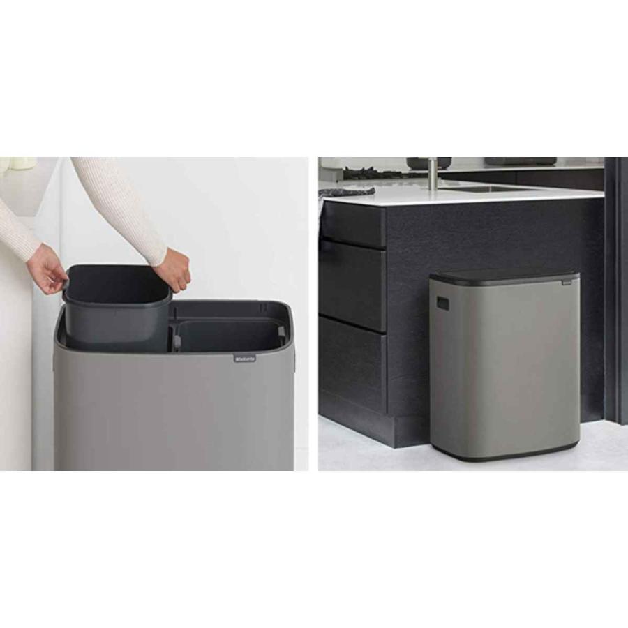 brabantia（ブラバンシア） ゴミ箱 BO タッチビン 2X30L ふた付き