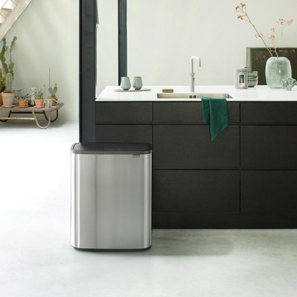 brabantia ブラバンシア ゴミ箱 BO タッチビン 60L FPPマット ふた付き （ ごみ箱 キッチン ダストボックス ）｜livingut｜08