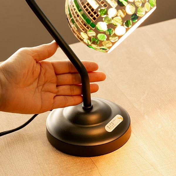 照明 テーブルライト タッチセンサー モザイクランプ アイナ