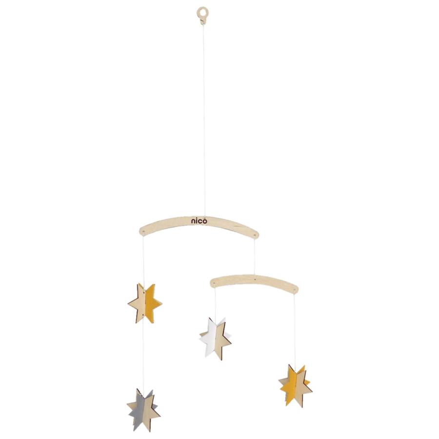 □在庫限り・入荷なし□ モビール ほし 木製 北欧 nico kids 赤ちゃん
