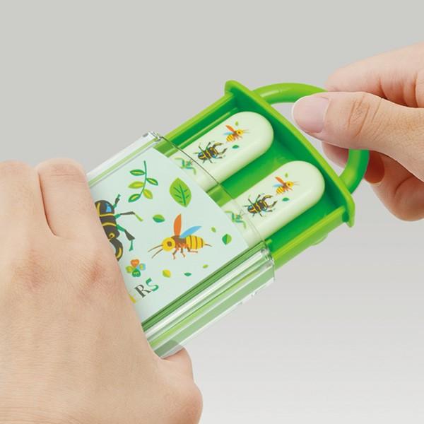 スケーター コンビセット スプーン フォーク スライド式 インセクト