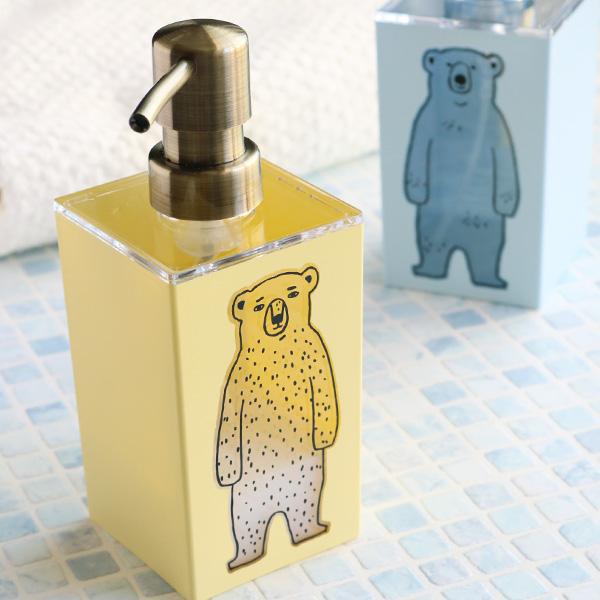 ディスペンサー 360ml BEAR ハンドソープ用 詰め替えボトル 泡タイプ 日本製 （ ディスペンサーボトル ソープボトル 詰替えボトル 泡 ）｜livingut｜09