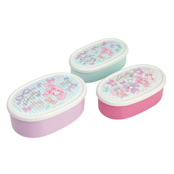 d*7様 サンリオ　ぼんぼんりぼん　お弁当箱　ランチボックス sanrio（サンリオ） お弁当箱 シール容器 ぼんぼんりぼん 3個入 子供