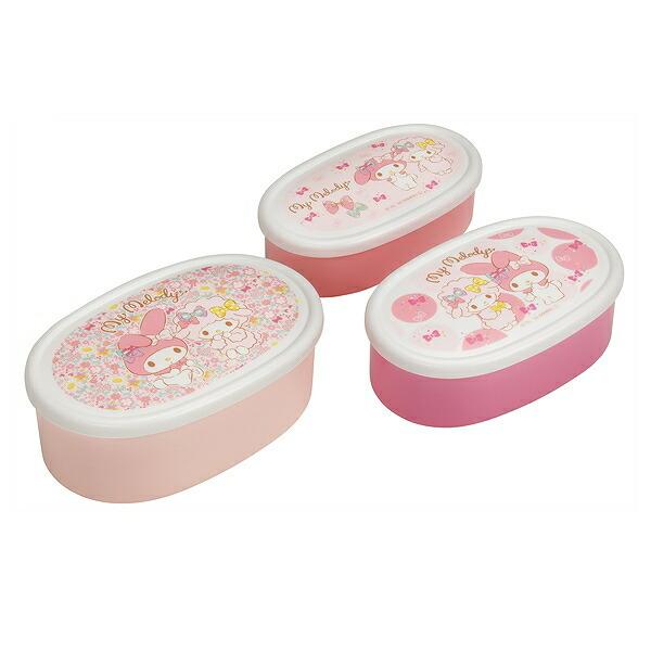公*o様 2014 sanrio マイメロディ イチゴ柄 弁当箱 3個セット sanrio（サンリオ） お弁当箱 シール容器 マイメロディ 3個入 子供