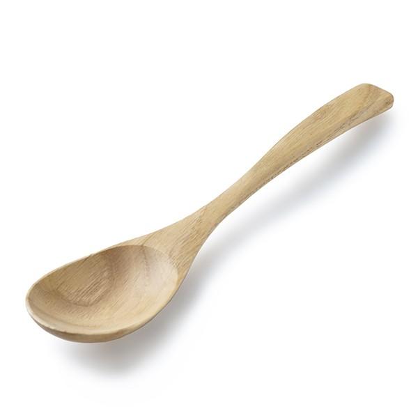 スプーン カレースプーン 20cm 大 栗の木 天然木 カトラリー （ 木製