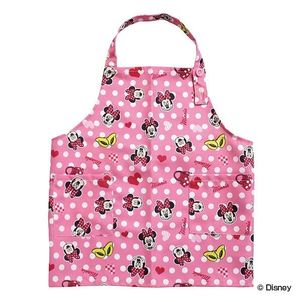新品 未使用 公式 ディズニー ランド ミニー エプロン 定価9975円 Disney（ディズニー） エプロン 子供用 100〜110cm用 ミニーマウス