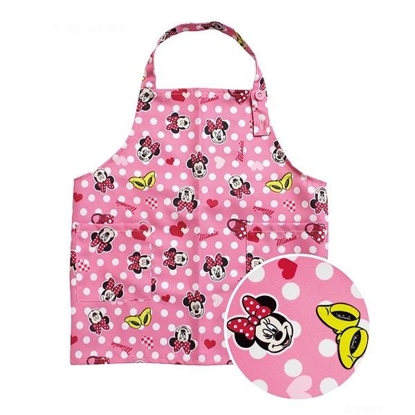 新品 未使用 公式 ディズニー ランド ミニー エプロン 定価9975円 Disney（ディズニー） エプロン 子供用 100〜110cm用 ミニーマウス